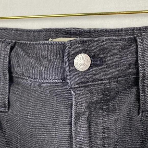 NWT Madewell Women's Size 18W Black High Rise‎ Denim Shorts Cuffed Hem Casual - Picture 2 of 12